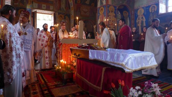 Opijelo, zaupokojena Liturgija i sahrana Igumanije Teodore