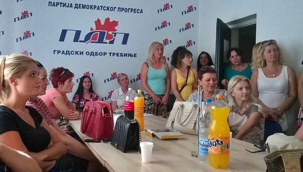 Форум Жена ГО ПДП-а Требиње: Новчана помоћ младом брачном пару Миловић