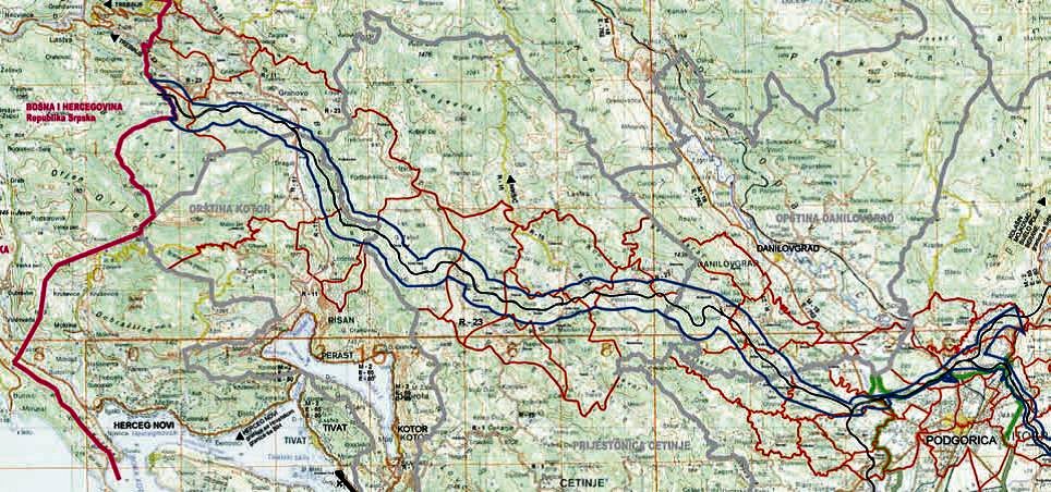 Јадранско-јонски аутопут: Требињске трасе нема на мапама