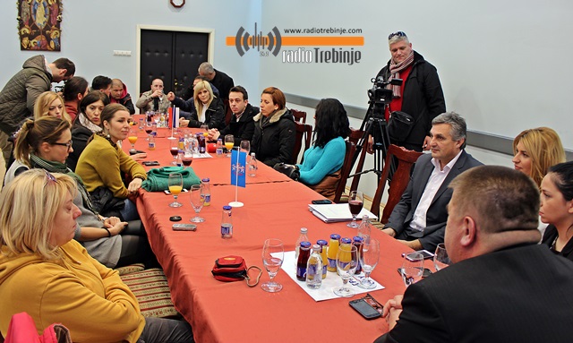 Пријем за новинаре код градоначелника Вучуревића