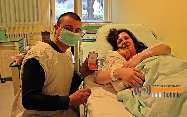 Град Требиње даровао прворођену бебу у 2016. години