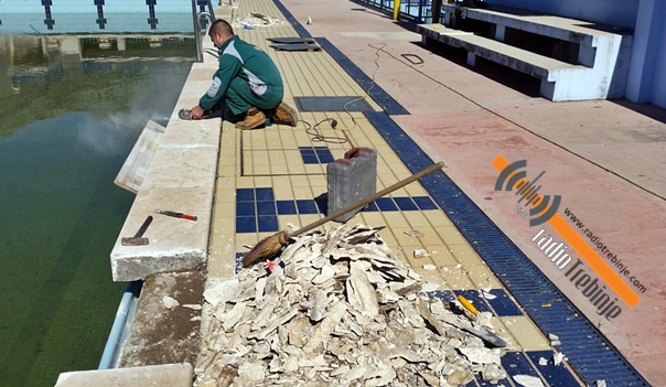 Радови на требињским базенима