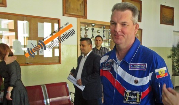 Руски космонаут међу гимназијалцима