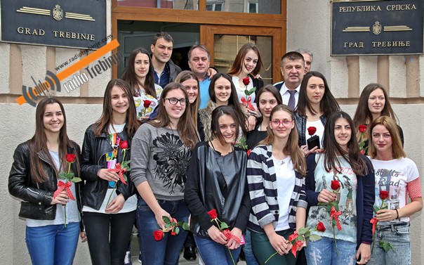 Trebinjske rukometašice kod gradonačelnika (VIDEO)