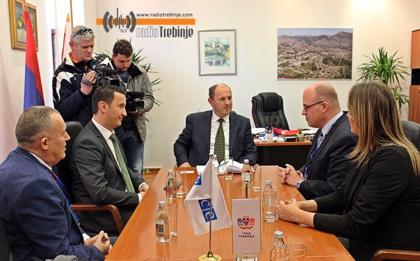 Шеф Мисије ОЕБС-а у БиХ у посјети Требињу