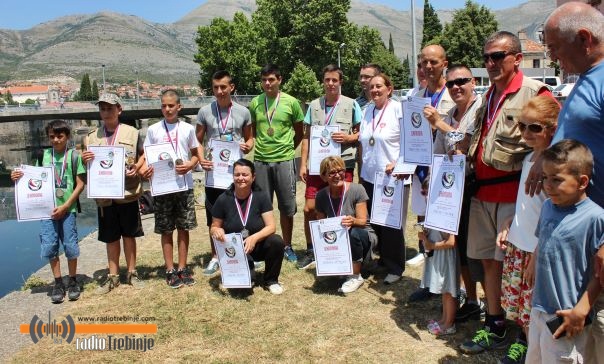Одржано Првенство Требиња у риболову: Сувајац најбољи