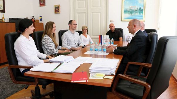 Принц и принцеза Карађорђевић у посјети градоначелнику Требиња