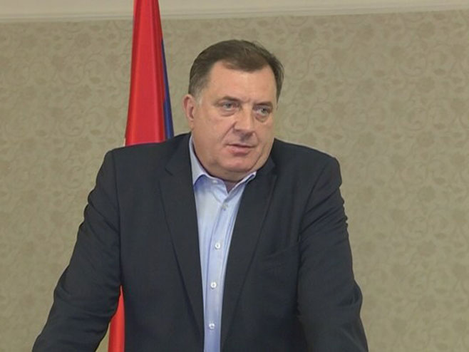 Додик са делегацијом Руске хуманитарне мисије