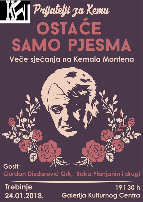 Требињско вече сјећања на Кемала Монтена