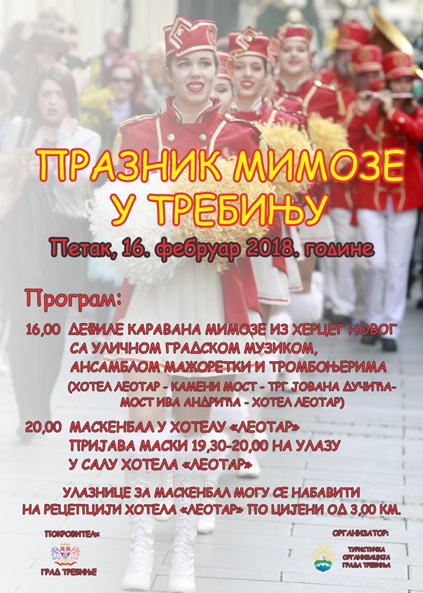 Караван мимозе и у Требињу