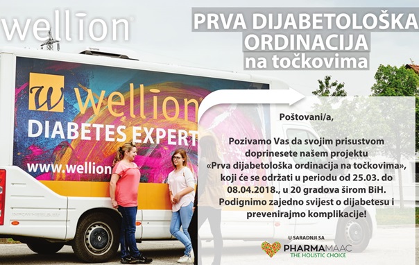 Прва дијабетолошка радионица на точковима сутра у Требињу