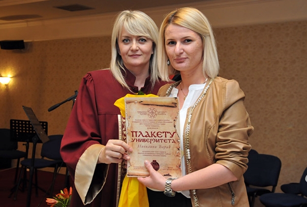НИКОЛИНА ЋОРИЋ међу најбољим студентима универзитета