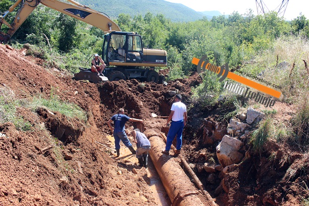 Квар на главном цјевоводу, цистерне по насељима
