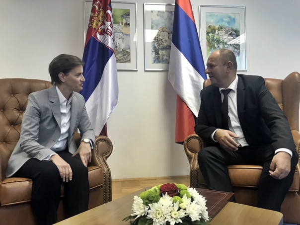 Петровић - Брнабић: Долазак Владе Србије у Требиње је велика част за град
