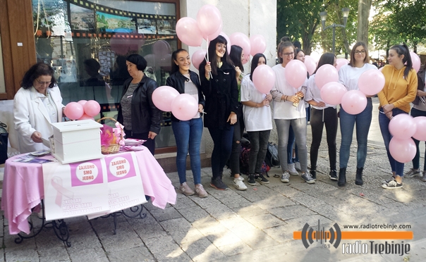 Жене у Требињу имају висок степен здравствене културе о важности раног откривања карцинома дојке