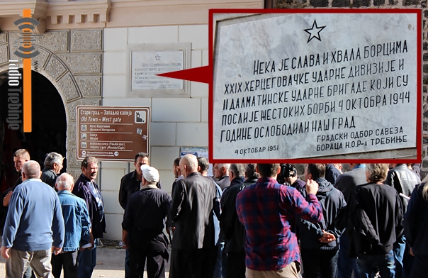 Траже измијештање бисти народних хероја и спомен плоче партизанским ослободиоцима