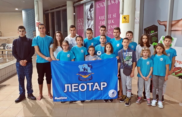 Чланови Пливачког ватерполо клуба „Леотар “ освојили пехар и 24 медаље