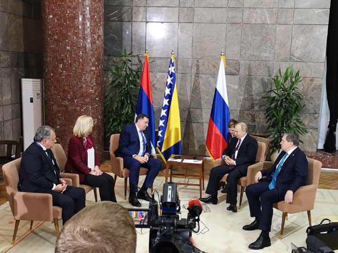 Цвијановићева и Додик са Путином: Русија важан партнер Републике Српске