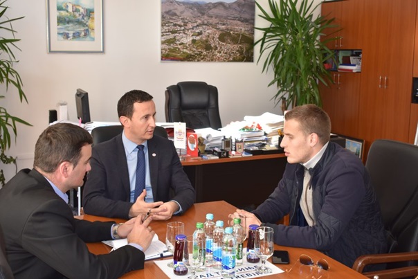 Дејан Поповић на пријему у градској управи Требиња