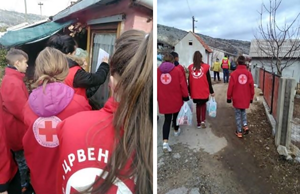 Градска организација Црвеног крста Требиње: Подијељени пакети хране најугроженијима