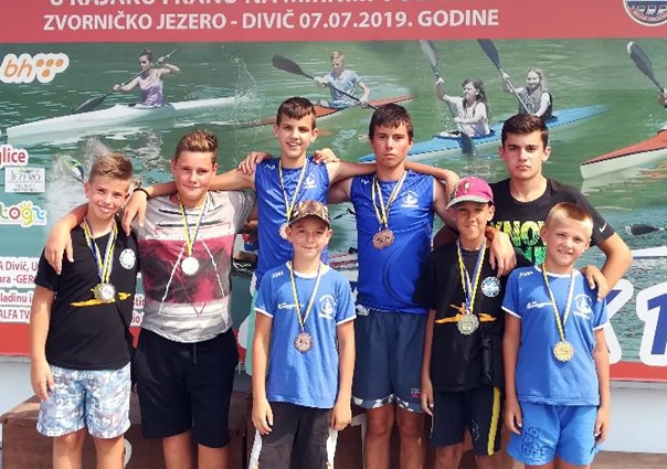 Šest medalja za kajakaše „Trebišnjice“ na regati u Zvorniku