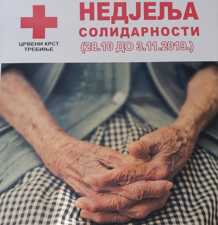 Црвени крст: Недјеља солидарности до трећег новембра