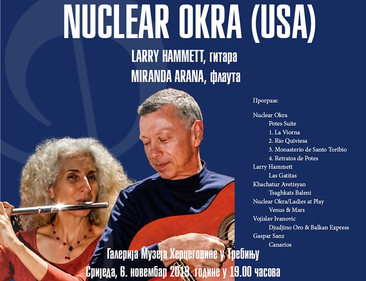 Muzički duo iz Oklahome pred trebinjskom publikom
