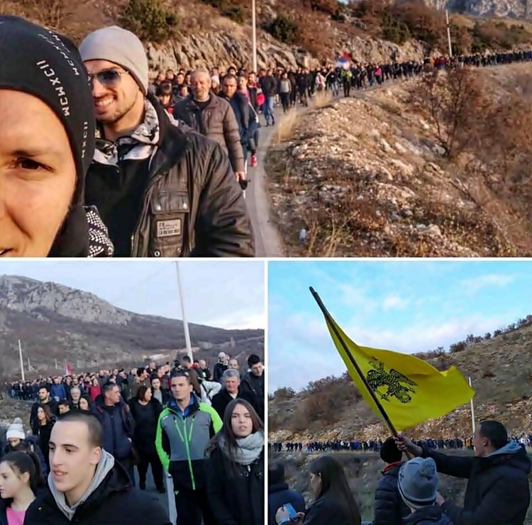 Незапамћена ноћ у Подгорици: Племе Куча пјешачило 16 километара због одбране светиња (ВИДЕО)