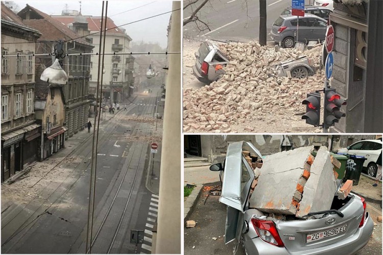 Снажни земљотреси погодили Загреб