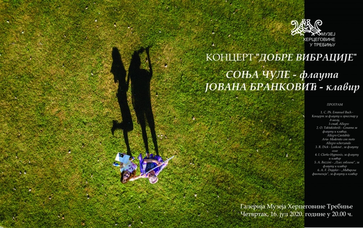 Koncert „Dobre vibracije“ večeras u dvorištu Muzeja Hercegovine