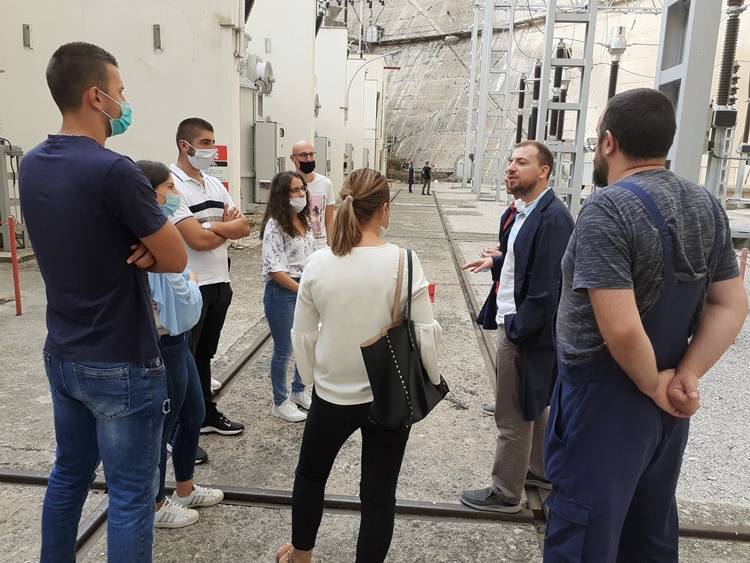 Студенти на стручној пракси у Хидоелектрани Требиње 1
