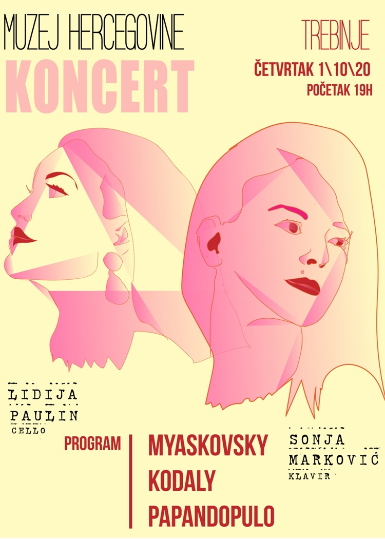 MUZEJ HERCEGOVINE: Koncert Sonje Marković i Lidije Paulin