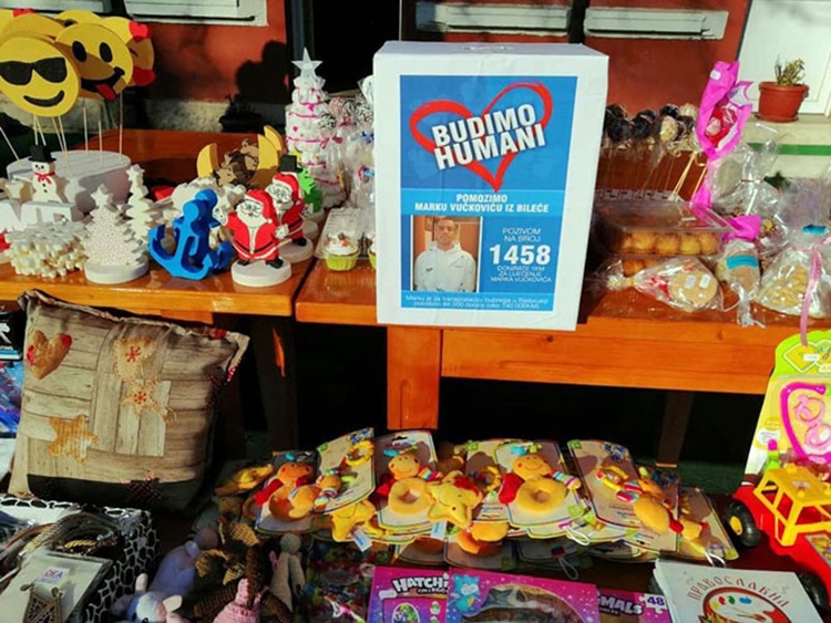 На хуманитарном базару за Марка Вучковића прикупљено 6.633 КМ