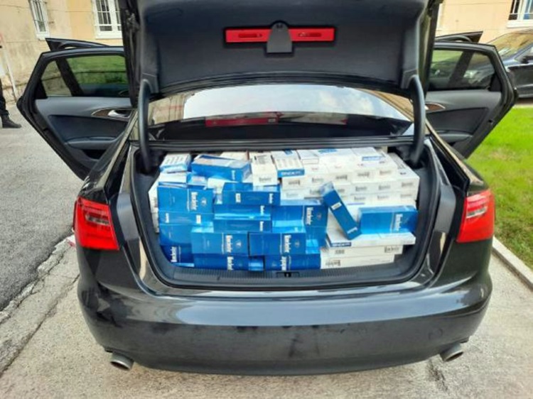  Одузето 7.550 паклица цигарета