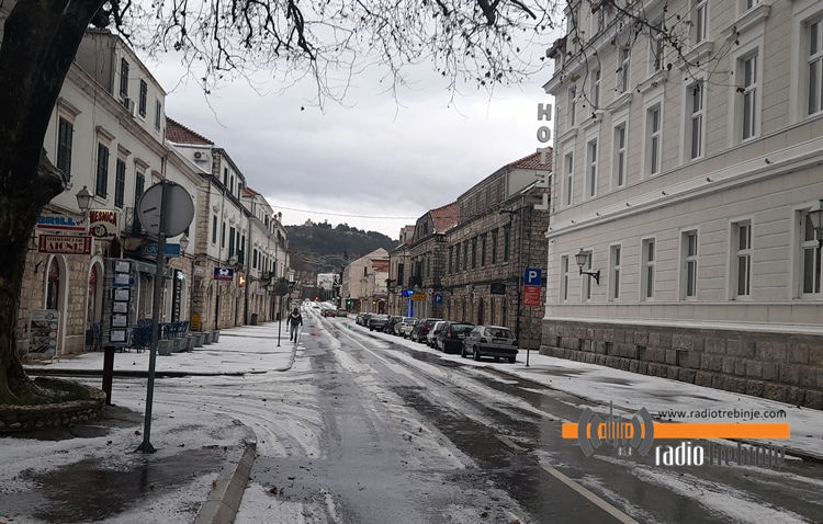 Требиње под бијелим покривачем