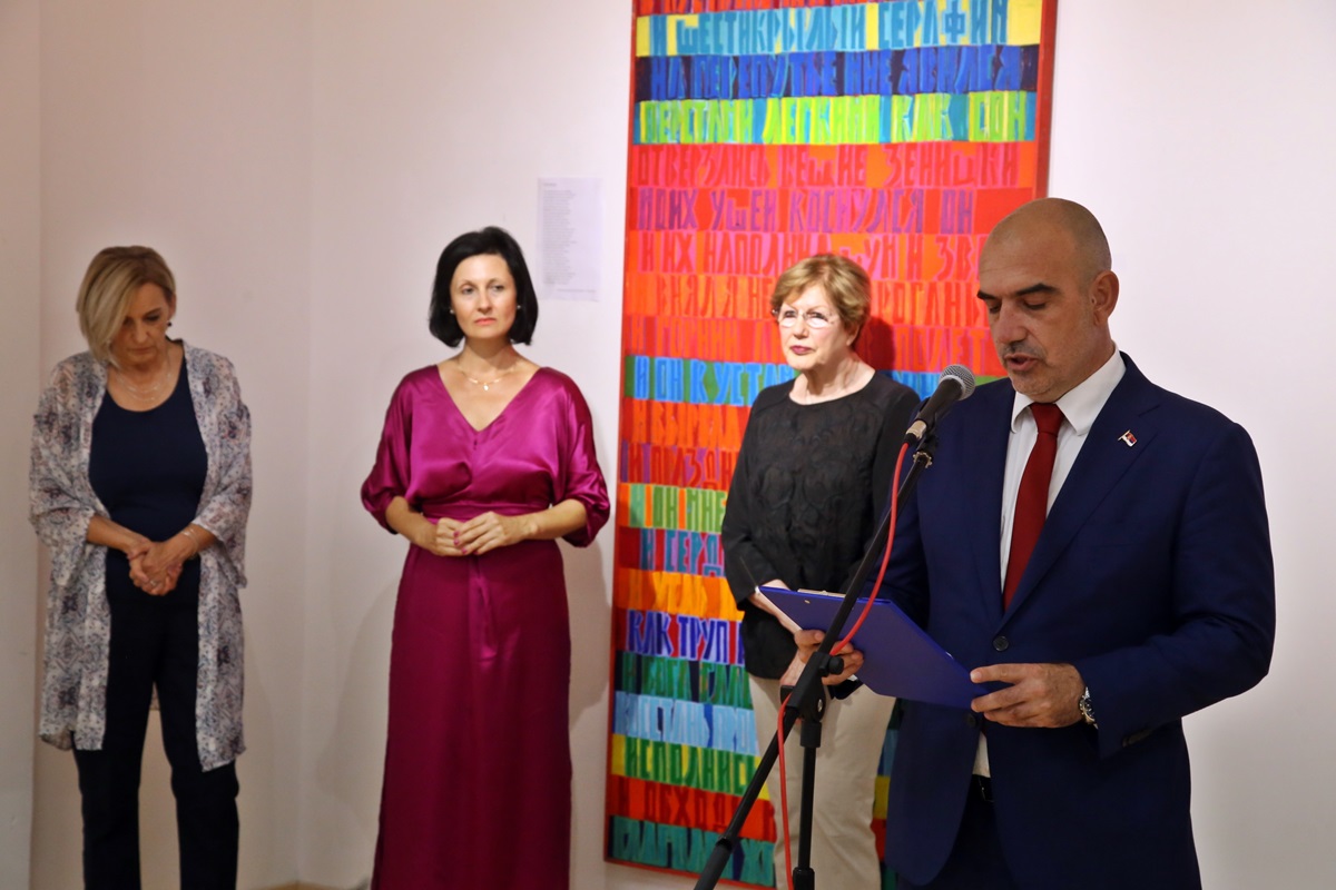 Otvorena izložba slika „U ČAST PUŠKINU“ MIRJANE MAODUŠ