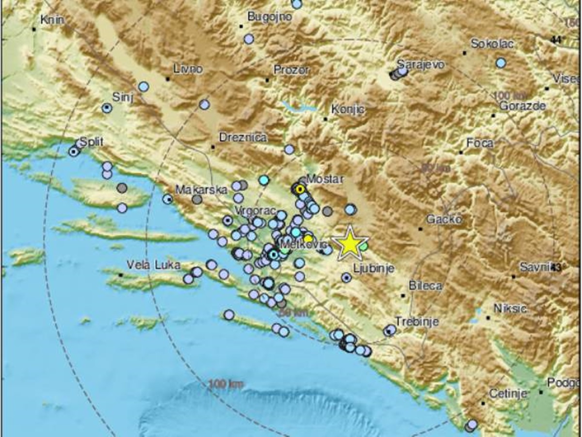 Земљотрес у околини Берковића