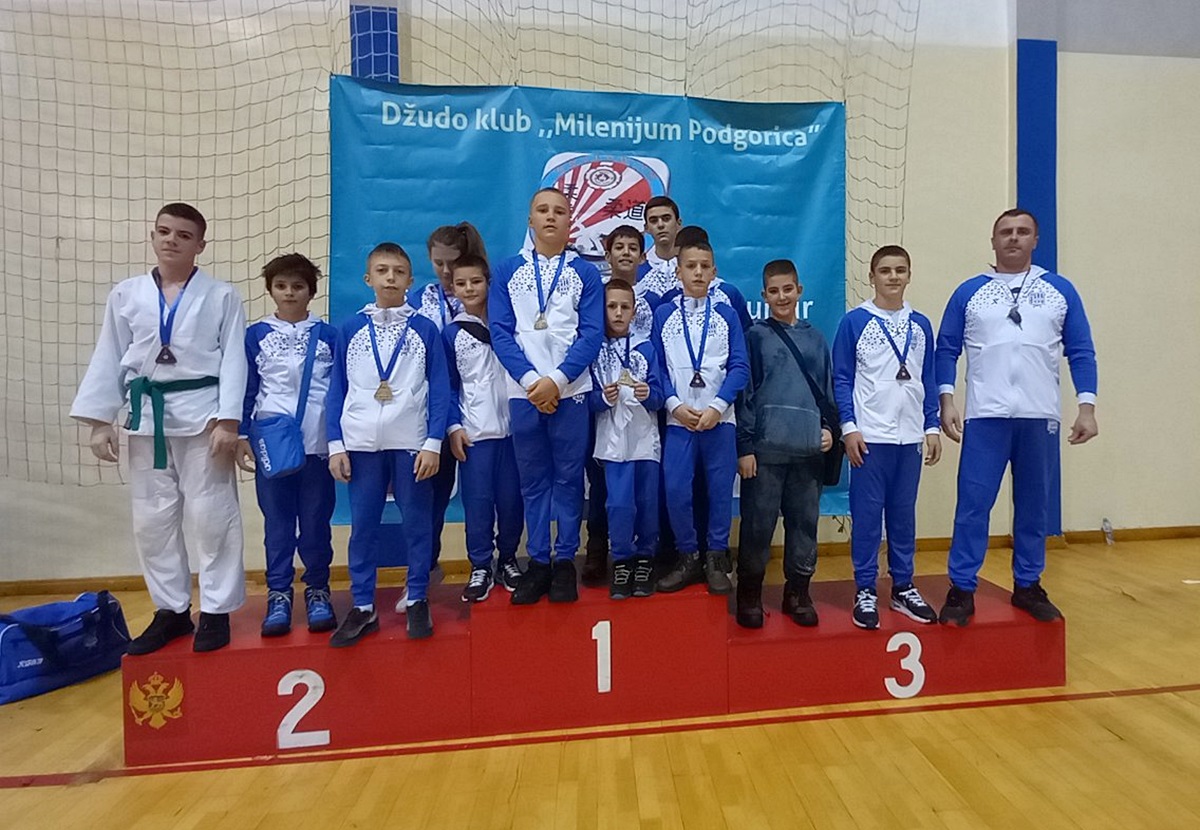Џудисти Леотара освојили осам медаља на купу у Подгорици