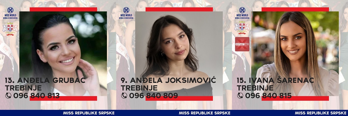 Избор за Мис РС: Подржимо дјевојке из Требиња