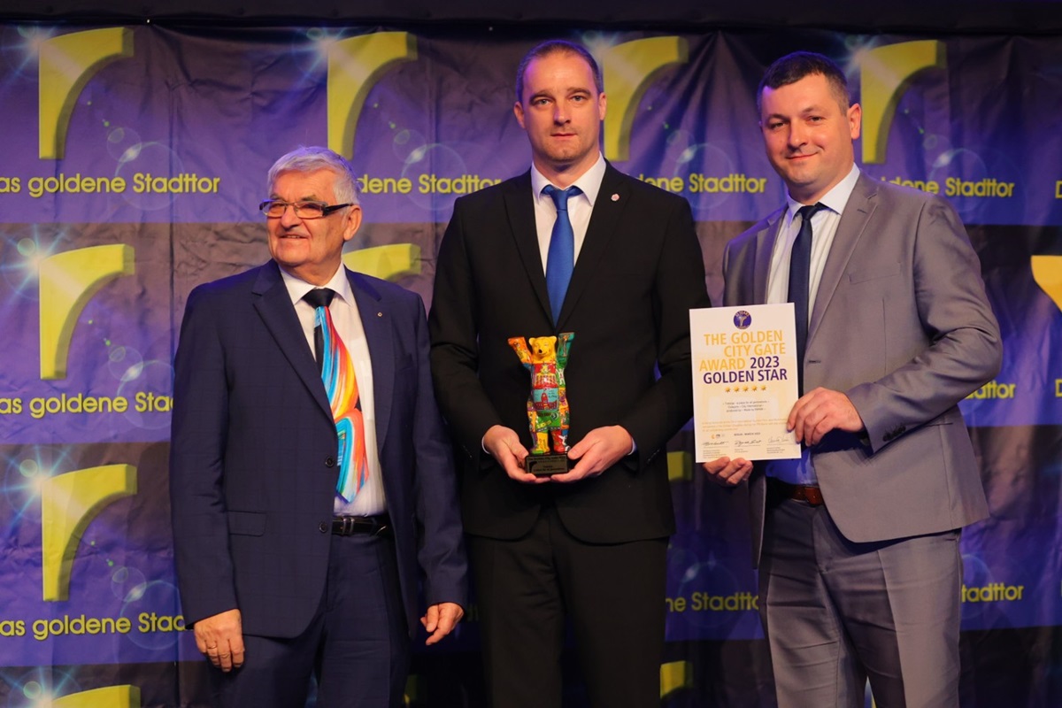 “TREBINJE – A PLACE FOR ALL GENERATIONS” WINS “GOLDEN CITY GATE AWARD” AT “ITB BERLIN”