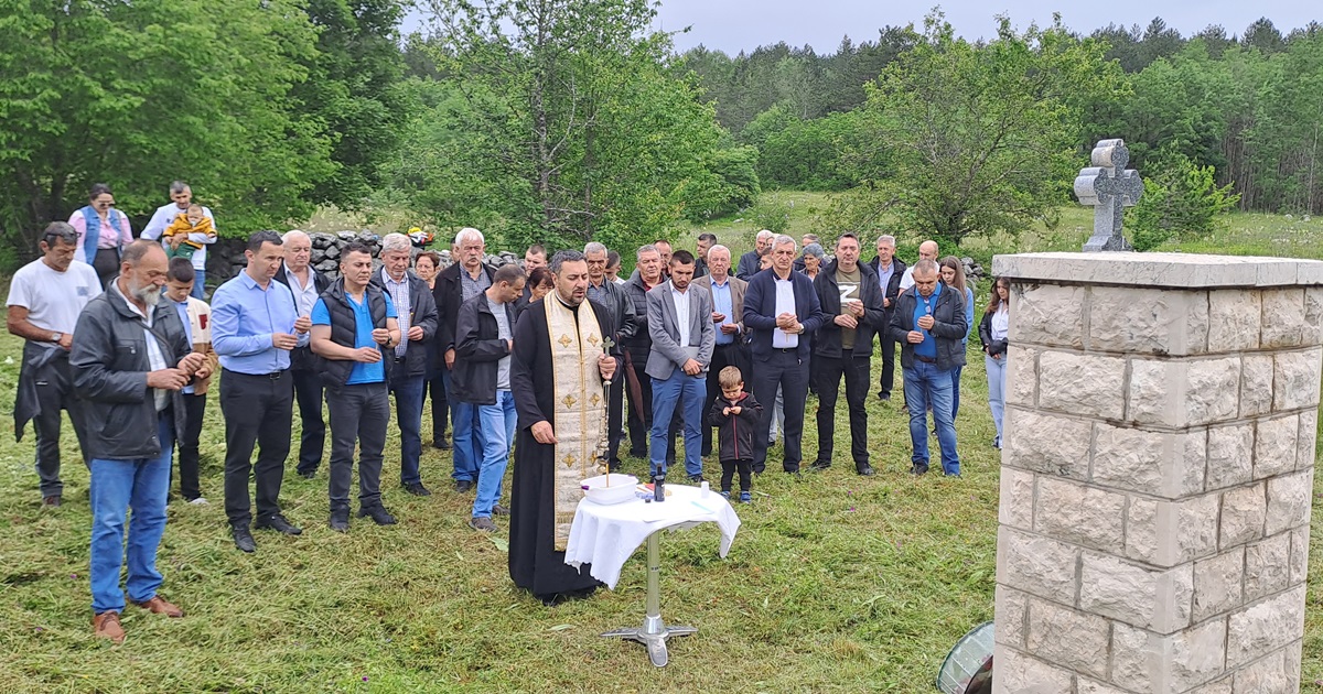 Служен помен на локалитету Орани до на Бијелој гори