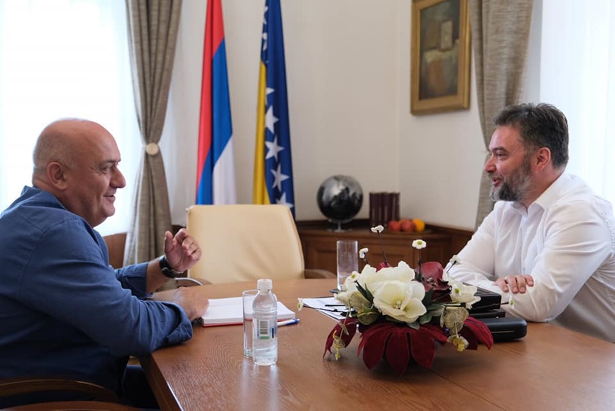 Predsjednik RK Leotar u posjeti ministru Košarcu
