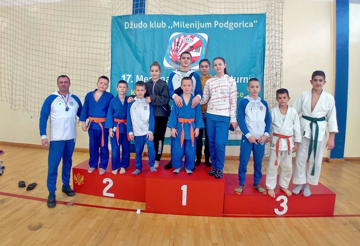 Џудисти освојили седам медаља у Подгорици