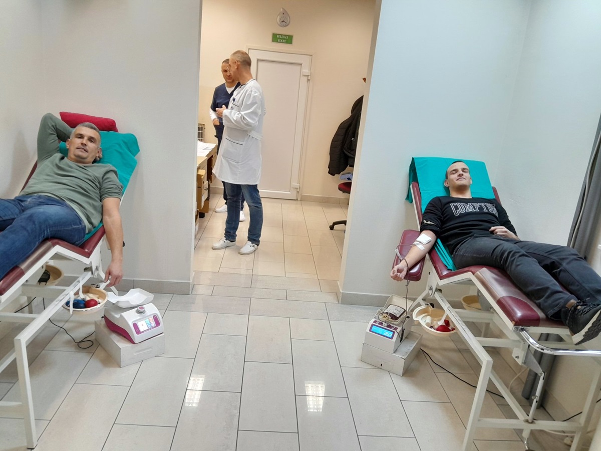 Kрв даровали чланови Актива ДДK „Kазнено - поправни завод“ Требиње