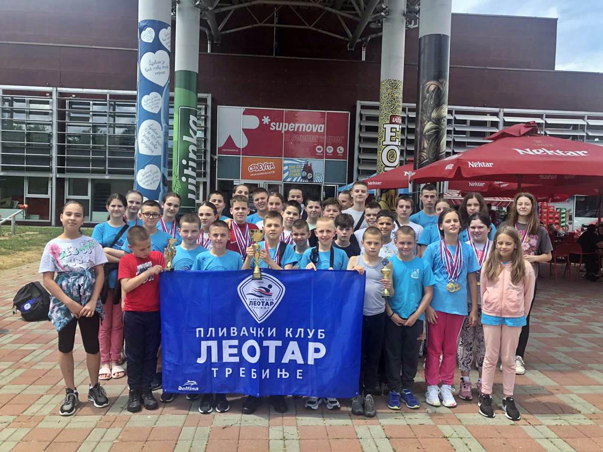 Одличан наступ млађих категорија пливача ПК „Леотар“ у Дубровнику