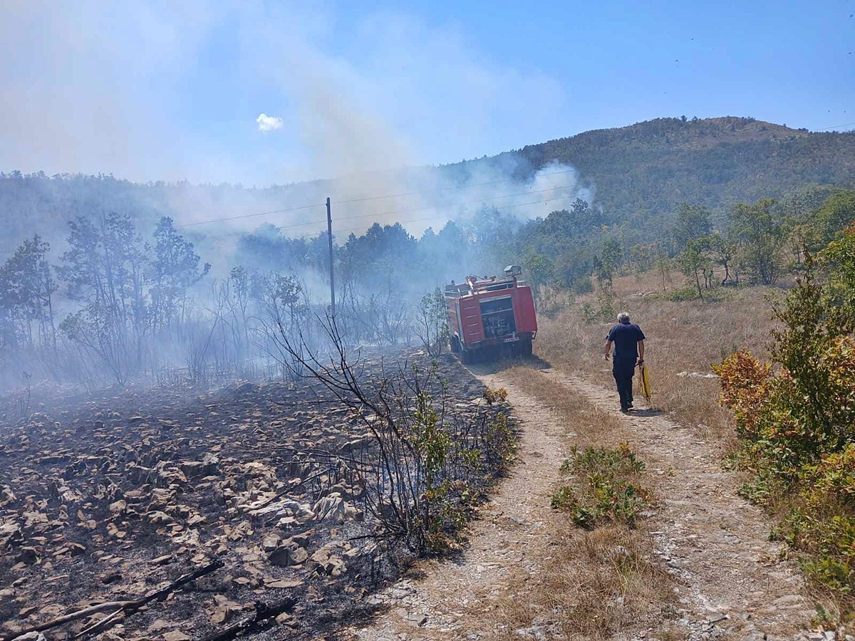 Нови пожари на подручју Билеће, ватра захватила бандере; Гори и у Гацку