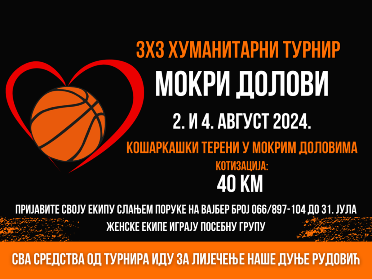 Хуманитарни турнир за лијечење Дуње Рудовић
