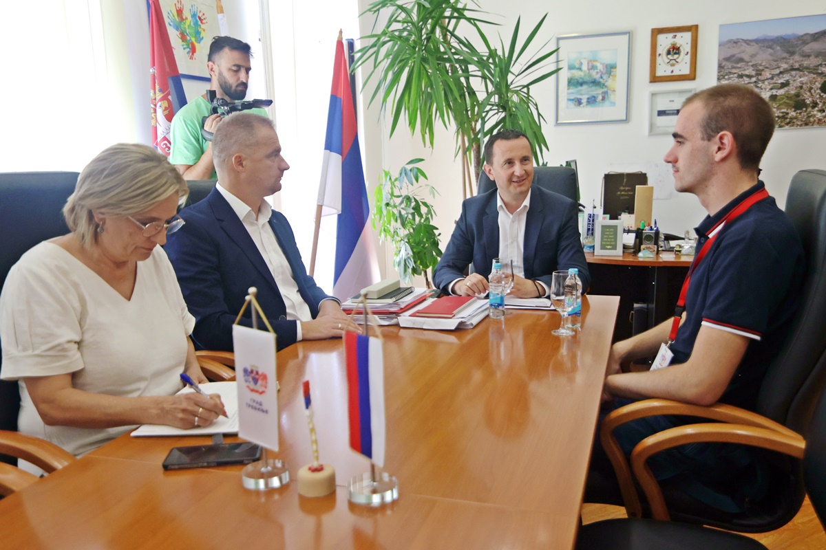 Пријем за Вука Јанковића у градској управи
