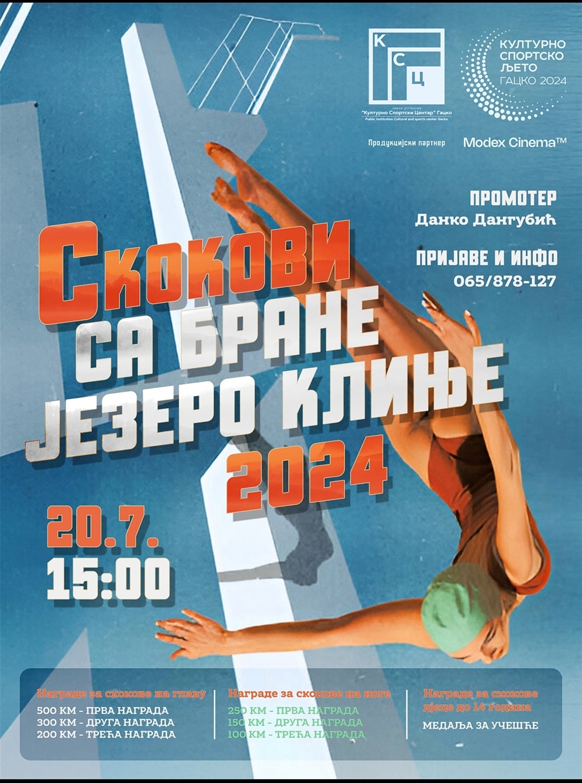 Najava: Skokovi sa brane na jezeru Klinje