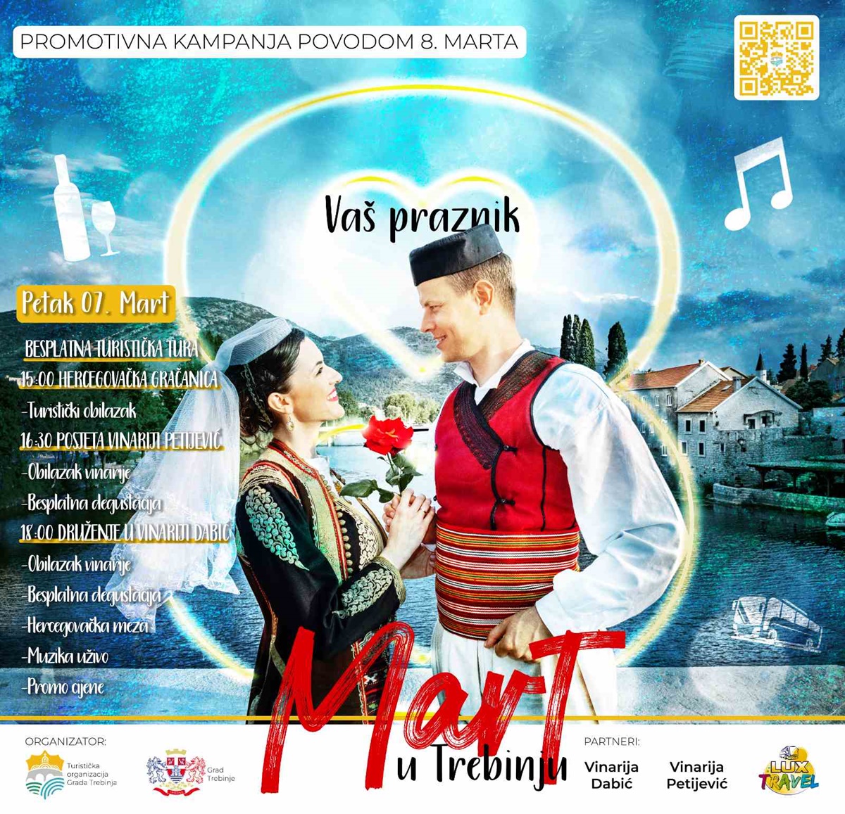 „Ваш празник у Требињу“, нова промо акција Туристичке организације